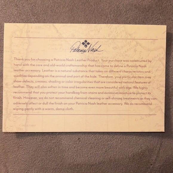 Patricia Nash NWT Metallic pink adjustable crossbody purse. - Picture 12 of 12